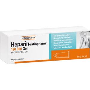 HEPARIN-RATIOPHARM 180.000 I.E. Gel