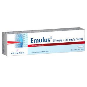 EMULUS 25 mg/g + 25 mg/g Creme